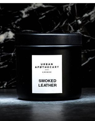 Ароматична travel свічка з ароматом шкіри і дров'яного диму Urban apothecary Smoked Leather 175 г