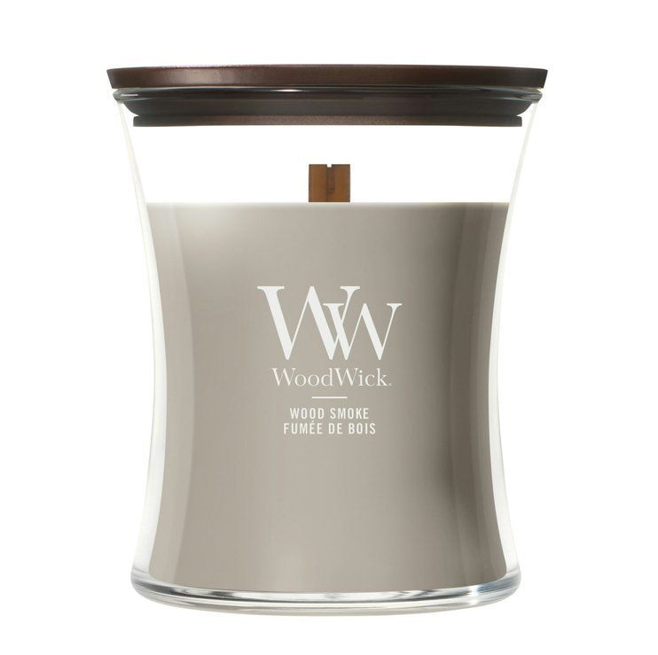 Ароматична свічка з ароматом кедра і тліючого вугілля Woodwick Medium Wood Smoke 275 г