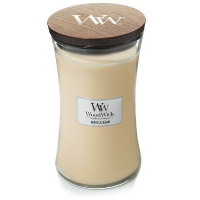 Ароматична свічка з ароматом чистої ванілі Woodwick Large Vanilla Bean 609 г