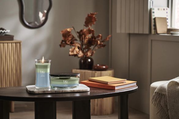Ароматична свічка Woodwick Ellipse Trilogy Verdant Woods 453 г