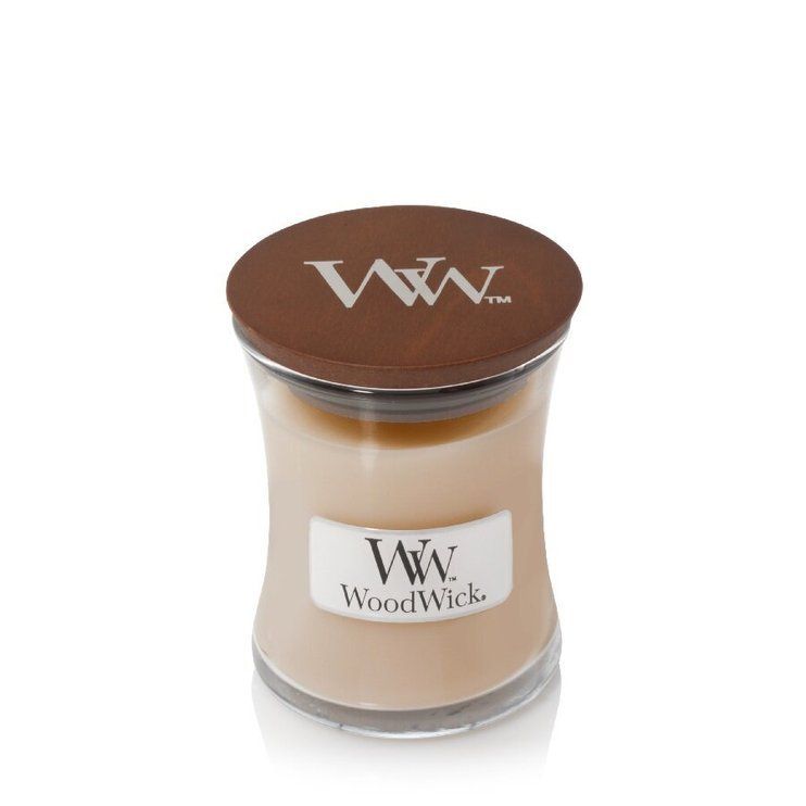 Ароматична свічка з ароматом апельсинового цуката Woodwick Mini White Honey 85 г
