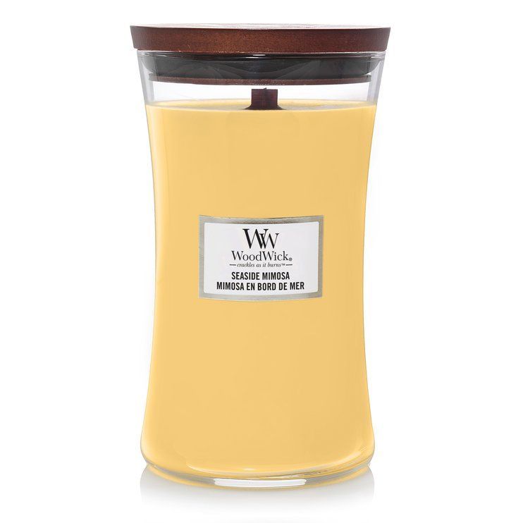 Ароматична свічка з ароматом цитрусових, винограду Woodwick Large Seaside Mimosa 609 г