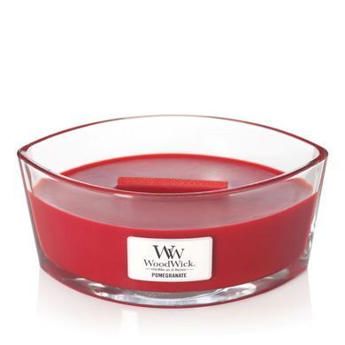 Ароматична свічка з ароматом граната і смородини Woodwick Ellipse Pomegranate 453 г