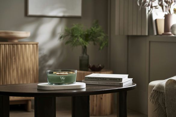 Ароматична свічка з ароматом свіжозрізаної ялини Woodwick Ellipse Fraser Fir 453 г