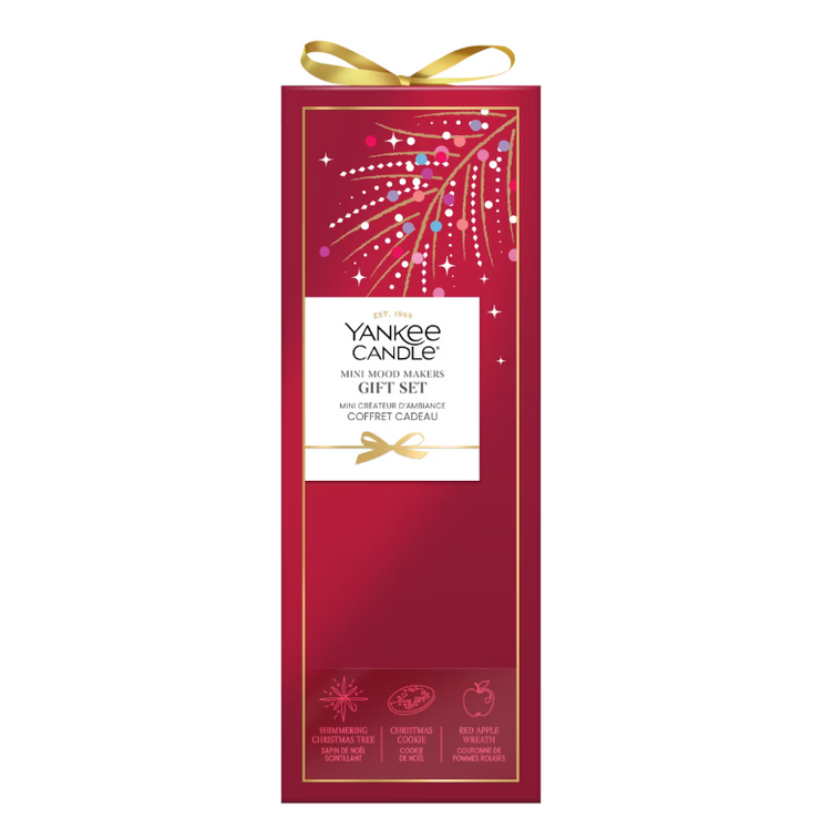 Подарунковий набір з 3 свічок Mini Mood Makers Yankee Candle Gift Set