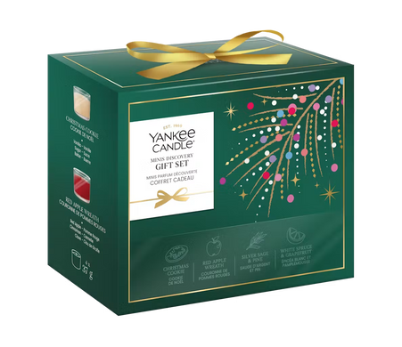 Подарунковий набір з 4 свічок Yankee Candle Minis Discovery Gift Set