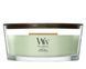 Ароматична свічка з ароматом цитрусових та зеленого чаю Woodwick Ellipse Matcha Zest 453 г