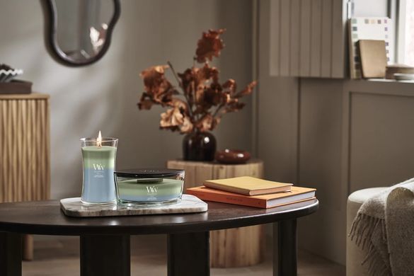 Ароматична свічка з тришаровим ароматом Woodwick Large Trilogy Verdant Woods 609 г