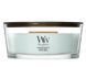 Ароматична свічка з нотами океану та кедра Woodwick Ellipse Sagewood & Seagrass 453 г
