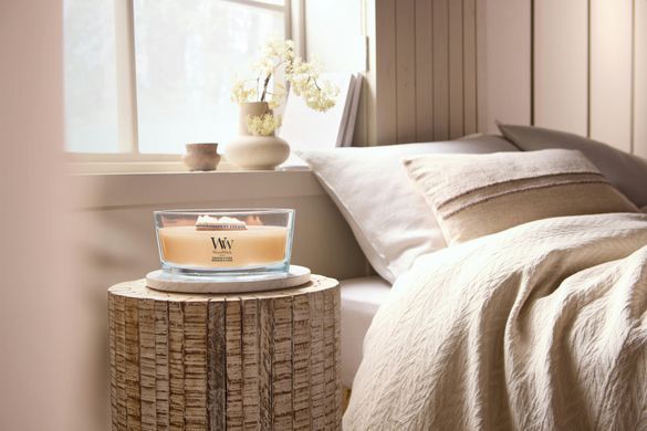 Ароматична свічка з ароматом цитрусових та мандарину Woodwick Ellipse Tangerine & Citron 453 г