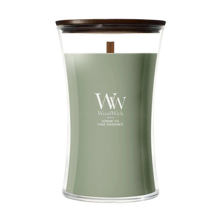 Ароматична свічка з ароматом інжиру та керду Woodwick Large Verdant Fig 609 г