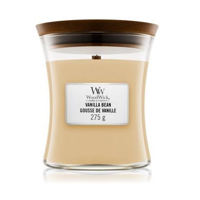 Ароматична свічка з ароматом чистої ванілі Woodwick Medium Vanilla Bean 275 г