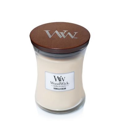 Ароматична свічка з ароматом чистої ванілі Woodwick Medium Vanilla Bean 275 г