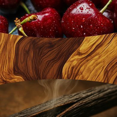 Ароматична свічка з ароматом темної вишні Woodwick Medium Dark Cherry 275 г