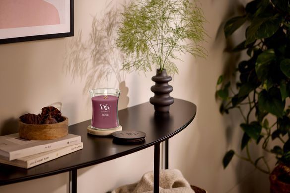Ароматична свічка з ароматом темної вишні Woodwick Medium Dark Cherry 275 г